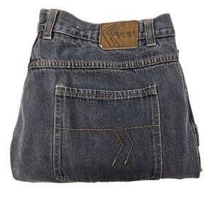 Vintage Karl Kani Gray Denim Jeans Extremely Rare Tag Sz 44x34 Actual 42x32 2Pac